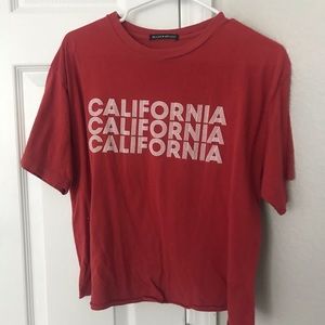 brandy melville california crop top